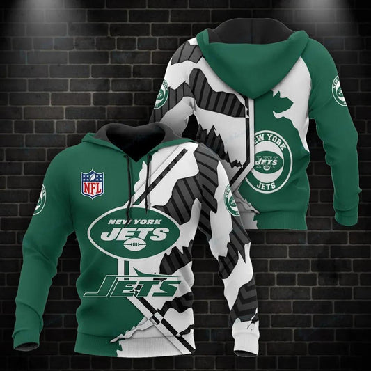 NFL New York Jets 3D Hoodie 9, NFL Hoodie Moonbestprint
