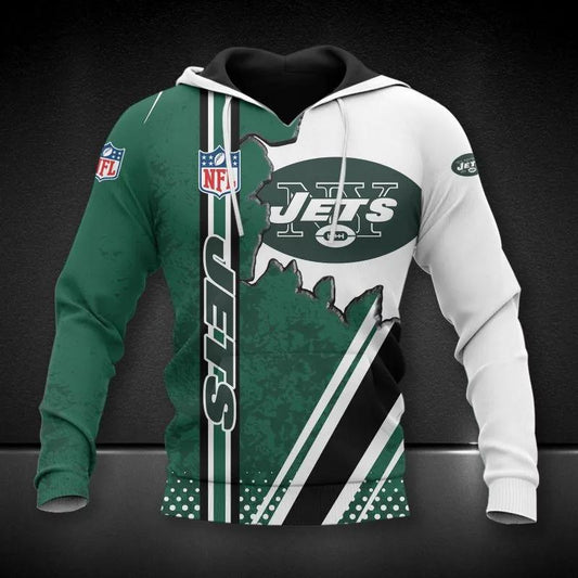 NFL New York Jets All Over Print Hoodie, NFL Hoodie Moonbestprint