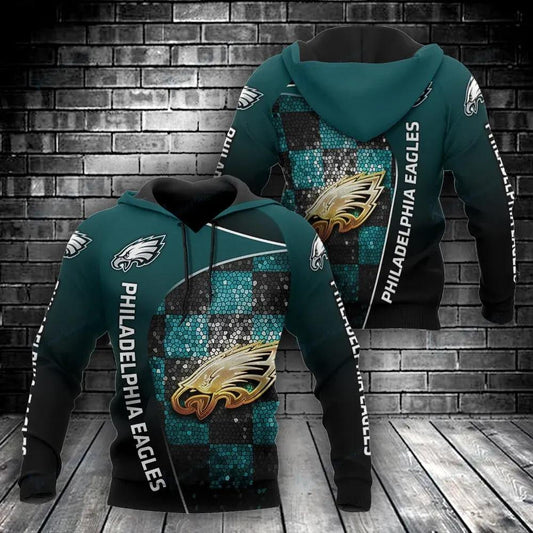 NFL Philadelphia Eagles 3D Hoodie 11, NFL Hoodie Moonbestprint