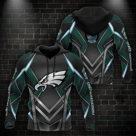 NFL Philadelphia Eagles 3D Hoodie 12, NFL Hoodie Moonbestprint
