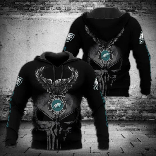 NFL Philadelphia Eagles 3D Hoodie 14, NFL Hoodie Moonbestprint