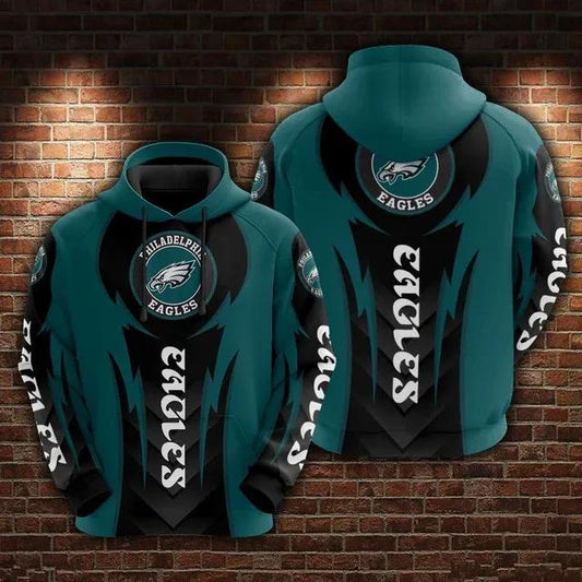 NFL Philadelphia Eagles 3D Hoodie 3, NFL Hoodie Moonbestprint