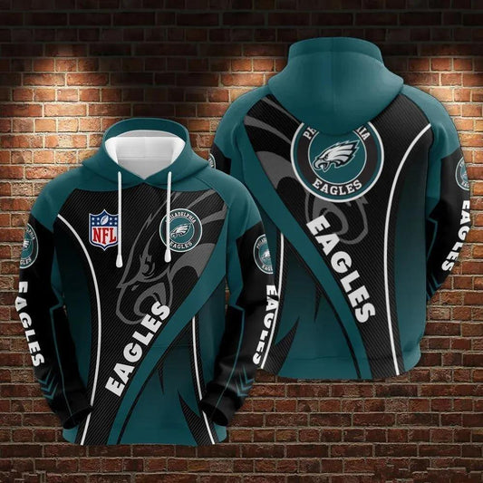 NFL Philadelphia Eagles 3D Hoodie 4, NFL Hoodie Moonbestprint