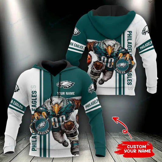 NFL Philadelphia Eagles Personalized 3D Hoodie 5, NFL Hoodie Moonbestprint