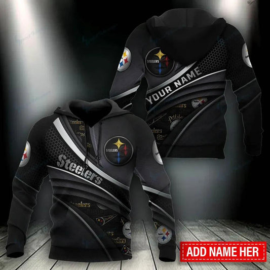 NFL Pittsburgh Steelers Personalized 3D Hoodie 9, NFL Hoodie Moonbestprint