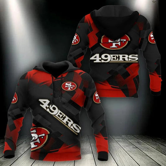 NFL San Francisco 49ers 3D Hoodie 12, NFL Hoodie Moonbestprint