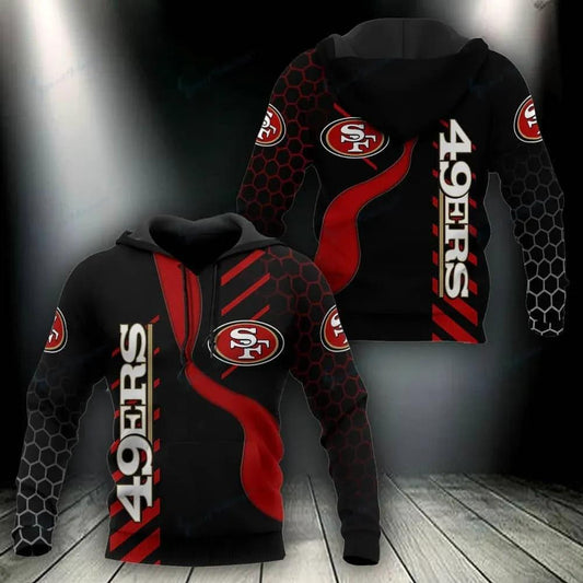 NFL San Francisco 49ers 3D Hoodie 14, NFL Hoodie Moonbestprint