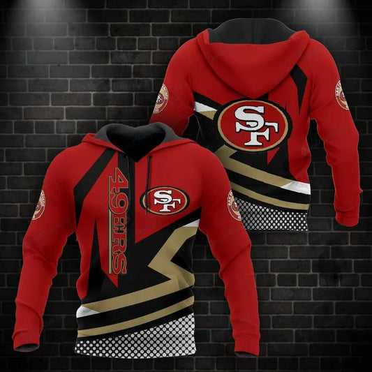 NFL San Francisco 49ers 3D Hoodie 15, NFL Hoodie Moonbestprint