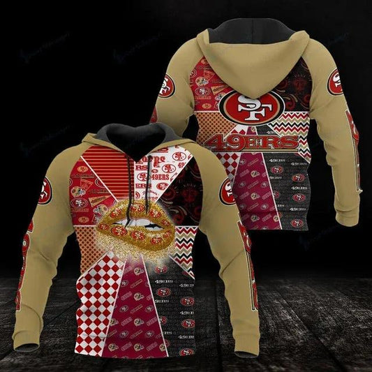 NFL San Francisco 49ers 3D Hoodie 18, NFL Hoodie Moonbestprint