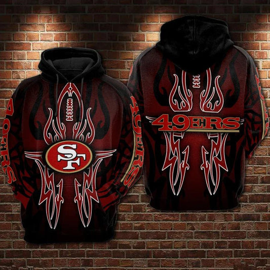 NFL San Francisco 49ers 3D Hoodie 2, NFL Hoodie Moonbestprint