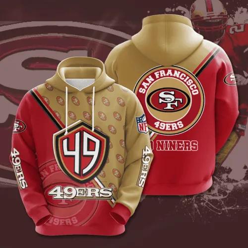 NFL San Francisco 49ers 3D Hoodie 20, NFL Hoodie Moonbestprint
