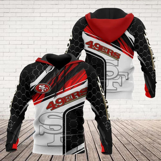 NFL San Francisco 49ers 3D Hoodie 4, NFL Hoodie Moonbestprint