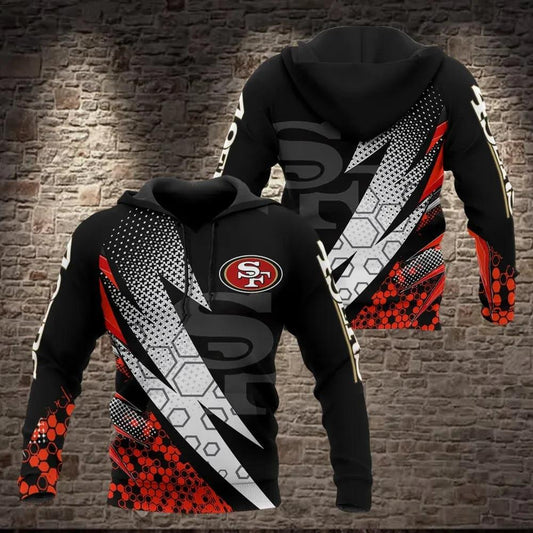 NFL San Francisco 49ers 3D Hoodie 6, NFL Hoodie Moonbestprint