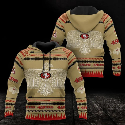 NFL San Francisco 49ers 3D Hoodie 7, NFL Hoodie Moonbestprint