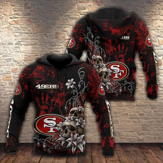NFL San Francisco 49ers 3D Hoodie 9, NFL Hoodie Moonbestprint