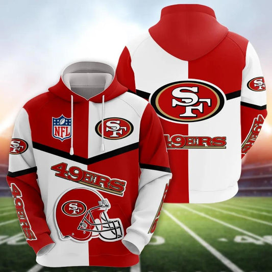 NFL San Francisco 49ers 3D Hoodie, NFL Hoodie Moonbestprint
