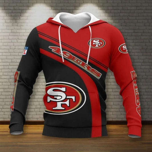 NFL San Francisco 49ers All Over Print Hoodie, NFL Hoodie Moonbestprint