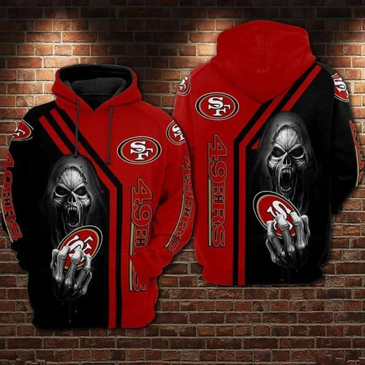 NFL San Francisco 49ers Death 3D Hoodie, NFL Hoodie Moonbestprint
