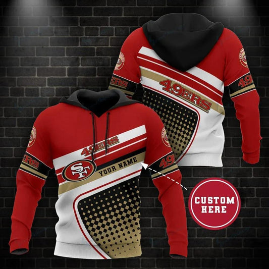 NFL San Francisco 49ers Personalized 3D Hoodie 2, NFL Hoodie Moonbestprint