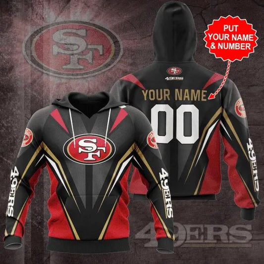 NFL San Francisco 49ers Personalized 3D Hoodie 4, NFL Hoodie Moonbestprint