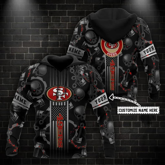 NFL San Francisco 49ers Personalized 3D Hoodie, NFL Hoodie Moonbestprint