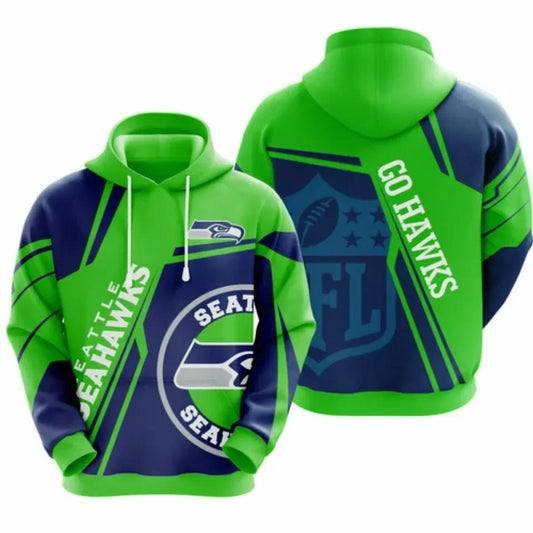 NFL Seattle Seahawks 3D Hoodie 10, NFL Hoodie Moonbestprint