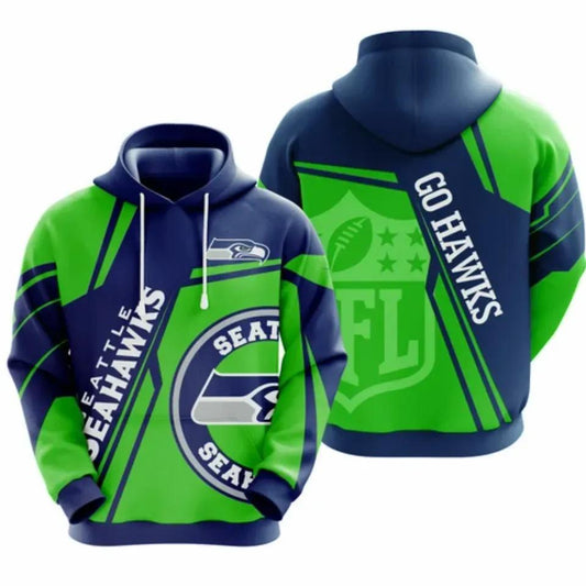 NFL Seattle Seahawks 3D Hoodie 11, NFL Hoodie Moonbestprint
