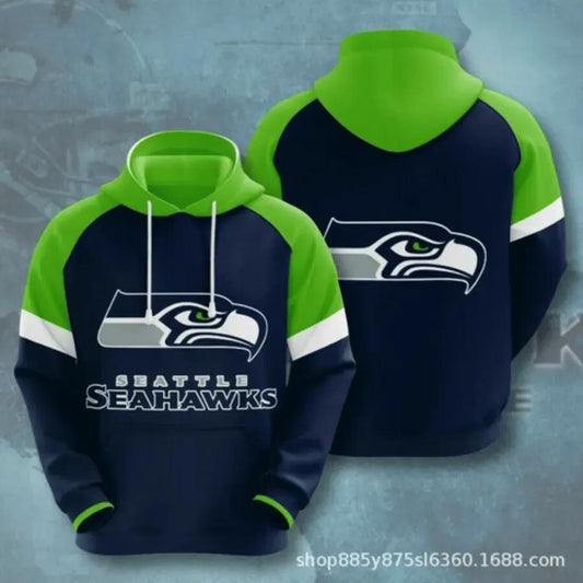 NFL Seattle Seahawks 3D Hoodie 13, NFL Hoodie Moonbestprint