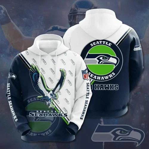 NFL Seattle Seahawks 3D Hoodie 14, NFL Hoodie Moonbestprint