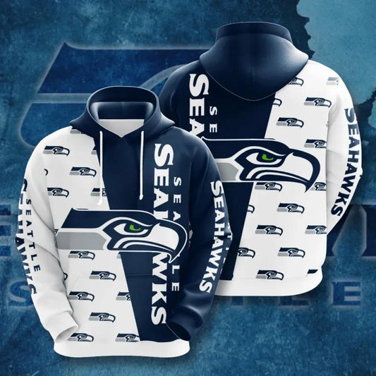 NFL Seattle Seahawks 3D Hoodie 3, NFL Hoodie Moonbestprint