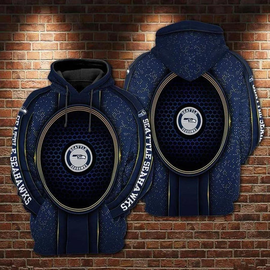 NFL Seattle Seahawks 3D Hoodie 6, NFL Hoodie Moonbestprint