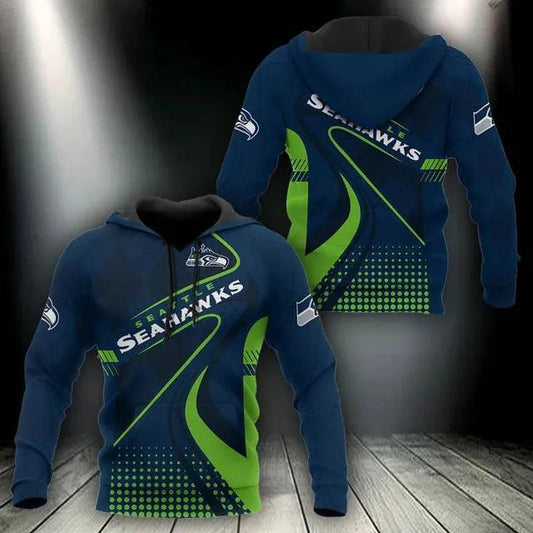 NFL Seattle Seahawks 3D Hoodie 8, NFL Hoodie Moonbestprint