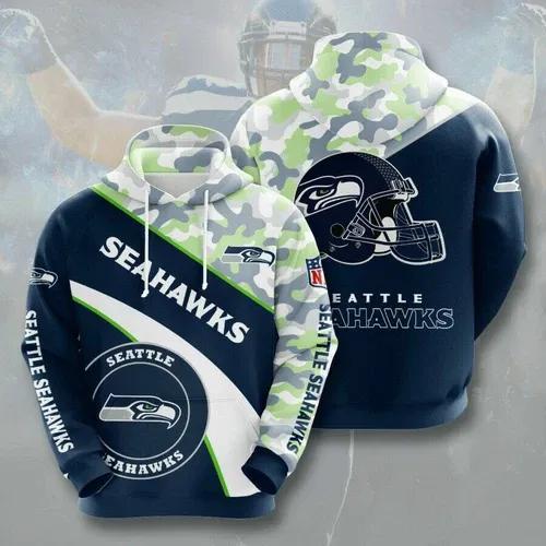 NFL Seattle Seahawks 3D Hoodie 9, NFL Hoodie Moonbestprint