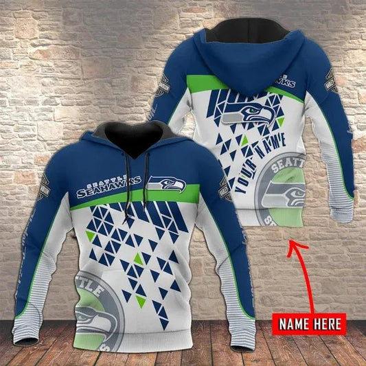 NFL Seattle Seahawks Personalized 3D Hoodie 2, NFL Hoodie Moonbestprint