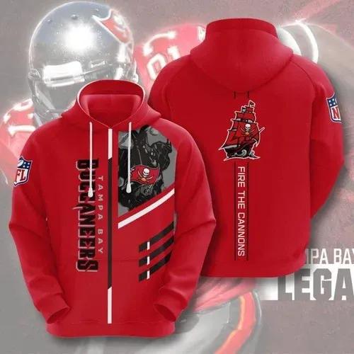 NFL Tampa Bay Buccaneers 3D Hoodie 5, NFL Hoodie Moonbestprint