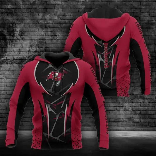 NFL Tampa Bay Buccaneers 3D Hoodie 6, NFL Hoodie Moonbestprint