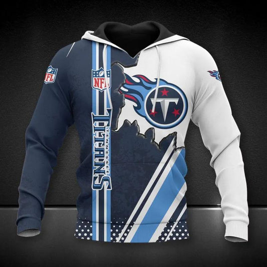 NFL Tennessee Titans All Over Print Hoodie, NFL Hoodie Moonbestprint