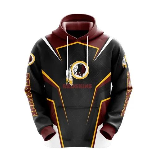 NFL Washington Commanders 3D Hoodie 18, NFL Hoodie Moonbestprint