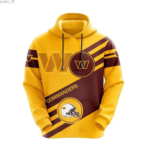 NFL Washington Commanders 3D Hoodie 5, NFL Hoodie Moonbestprint