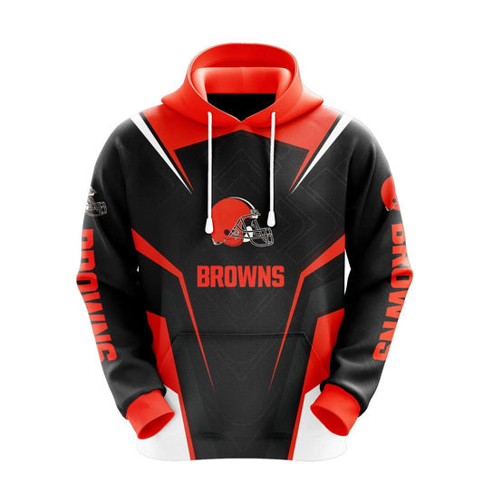 NFl Cleveland Browns 3D Hoodie 12, NFL Hoodie Moonbestprint