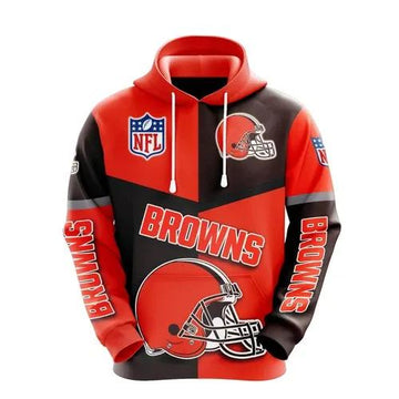 NFl Cleveland Browns 3D Hoodie 13, NFL Hoodie Moonbestprint