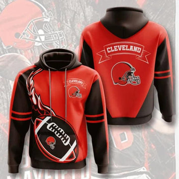 NFl Cleveland Browns 3D Hoodie 17, NFL Hoodie Moonbestprint