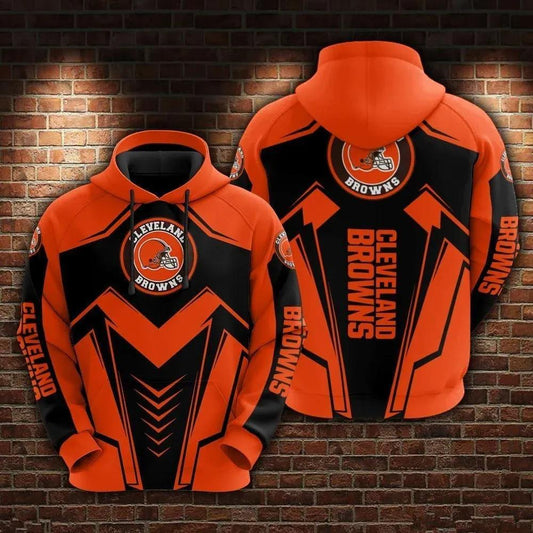 NFl Cleveland Browns 3D Hoodie 6, NFL Hoodie Moonbestprint