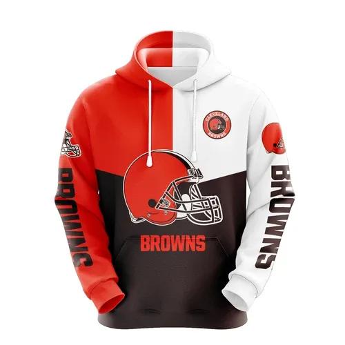 NFl Cleveland Browns 3D Hoodie 8, NFL Hoodie Moonbestprint