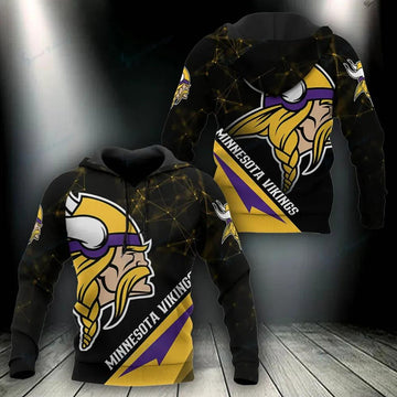 NFl Minnesota Vikings 3D Hoodie 17, NFL Hoodie Moonbestprint