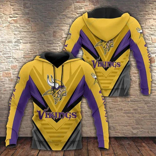 NFl Minnesota Vikings 3D Hoodie 20, NFL Hoodie Moonbestprint