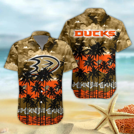 NHL Anaheim Ducks Hawaiian Shirt, NHL Hawaiian Shirt Moonbestprint
