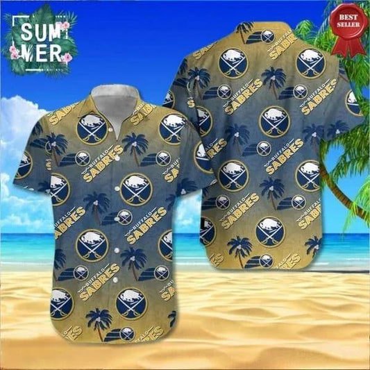 NHL Buffalo Sabres Hawaiian Shirt 2, NHL Hawaiian Shirt Moonbestprint