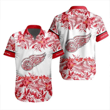 NHL Detroit Red Wings Special Hawaiian Shirt, NHL Hawaiian Shirt Moonbestprint