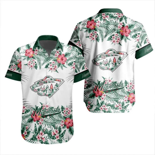 NHL Minnesota Wild Special Hawaiian Shirt 2, NHL Hawaiian Shirt Moonbestprint